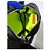 Borsa a tracolla/spalla in pelle Fendi nera/gialla neon Nero - vista 14