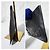 Borsa a mano Fendi Monster Eyes nera Nero - vista 9