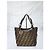 FENDI Zucca Piccola Borsa da Shopping Chef Tobacco Moro Marrone - vista 6