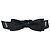 Scrunchie in twill di seta nera Chanel Nero