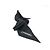 Scrunchie in twill di seta nera Chanel Nero - vista 3