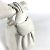 Borsa Bottega Veneta Pouch Double Knot Bianco - vista 13