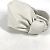 Borsa Bottega Veneta Pouch Double Knot Bianco - vista 2