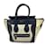 Céline Sac fourre-tout de la série Luggage Micro Shopper CELINE Cuir Noir Beige  ref.1549383