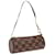 LOUIS VUITTON Damier Ebene Papillon Pouch LV Auth 82985  ref.1549453