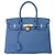 Hermès HERMES Birkin 30 Bag in Blue Leather - 102013