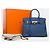 Hermès HERMES Birkin 30 Bag in Blue Leather - 102013 - view 2