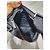 PRADA Borsa Messenger in Nylon Tessuto Blu Navy Scuro Nero - vista 13