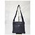 PRADA Borsa Messenger in Nylon Tessuto Blu Navy Scuro Nero - vista 8