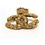 Spilla Lava Coco Mark 93A di Chanel D'oro - vista 3