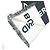 Sciarpa in lana bicolore Burberry Nero Bianco - vista 5