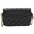 Chanel 2.55 Mademoiselle Matelassé Borsa a Catena a Spalla Nero