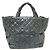 Chanel CC Coco Mark gesteppte Tragetasche Schwarz
