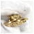 Runde Ohrringe Chanel CC Coco Mark Golden  - Ansicht 10