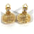 Runde Ohrringe Chanel CC Coco Mark Golden  - Ansicht 11