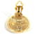 Runde Ohrringe Chanel CC Coco Mark Golden  - Ansicht 12