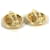 Runde Ohrringe Chanel CC Coco Mark Golden  - Ansicht 5
