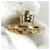 Runde Ohrringe Chanel CC Coco Mark Golden  - Ansicht 6