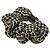 Chanel Coco Marchio Houndstooth Hair Chain Scrunchie Beige