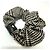 Chanel Coco Marchio Houndstooth Hair Chain Scrunchie Beige - vista 3