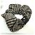 Chanel Coco Marchio Houndstooth Hair Chain Scrunchie Beige - vista 4