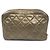 Pochette trapuntata CC della linea Cambon di Chanel Marrone D'oro - vista 2