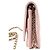 Borsa a spalla in pelle caviar rosa Chanel - vista 3