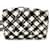 Borsa refrigerante Chanel Check Coco Mark Nero Bianco - vista 4