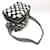 Borsa refrigerante Chanel Check Coco Mark Nero Bianco - vista 6