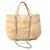 Chanel Coco Mark Kettenhandtasche Beige