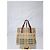 Borsa tote piccola Haymarket Check di Burberry rossa Rosso Beige - vista 3