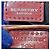 Borsa tote piccola Haymarket Check di Burberry rossa Rosso Beige - vista 9