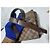 LOUIS VUITTON Borsa a Spalla Musette Salsa GM Damier Ebene Marrone Beige - vista 10