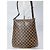 LOUIS VUITTON Borsa a Spalla Musette Salsa GM Damier Ebene Marrone Beige - vista 6