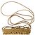 Classique Sac CHANEL en Osier Doré - 102036 - vue 10