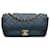 Bolsa de ombro em couro de bezerro matelassado ombré Blue Chanel CC Azul  ref.1549920