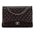 Borsa a Spalla Chanel Maxi Classic in Pelle di Agnello Nera con Doppio Patta Nero  ref.1550011