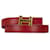 Cinturón reversible Hermès Constance rojo Roja Cuero  ref.1550084