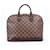 Louis Vuitton Damier Ebene Alma PM Handbag N51131 Brown Leather  ref.1550127