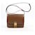 Classic Box Céline Bolsa de ombro pequena em couro clássica CELINE Box na cor marrom  ref.1550136