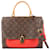 LOUIS VUITTON Borsa a mano 2Way Monogram Marignan in Coquelicot M44286 Marrone Pelle  ref.1550148