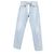 Off White Jeans strappati a vita media Off-White c/o Virgil Abloh in cotone azzurro