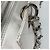 Borsa a spalla trapuntata con catena Chanel Argento Bianco - vista 11
