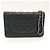 Borsa a spalla Chanel Matelassé Coco Mark Classic Chain Wallet Nero - vista 2