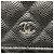 Borsa a spalla Chanel Matelassé Coco Mark Classic Chain Wallet Nero - vista 7