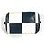 Chanel Bicolor CC Coco Mark W Kettenhandtasche Schwarz Weiß - Ansicht 4