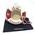 Borsa a spalla Chanel Coco Mark CC Round Small Chain Pochette Bianco Rosso - vista 9