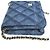 Borsa a spalla in denim Chanel Blu - vista 6