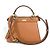 Borsa Fendi Peekaboo ISeeU Petite Marrone