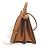 Borsa Fendi Peekaboo ISeeU Petite Marrone - vista 2